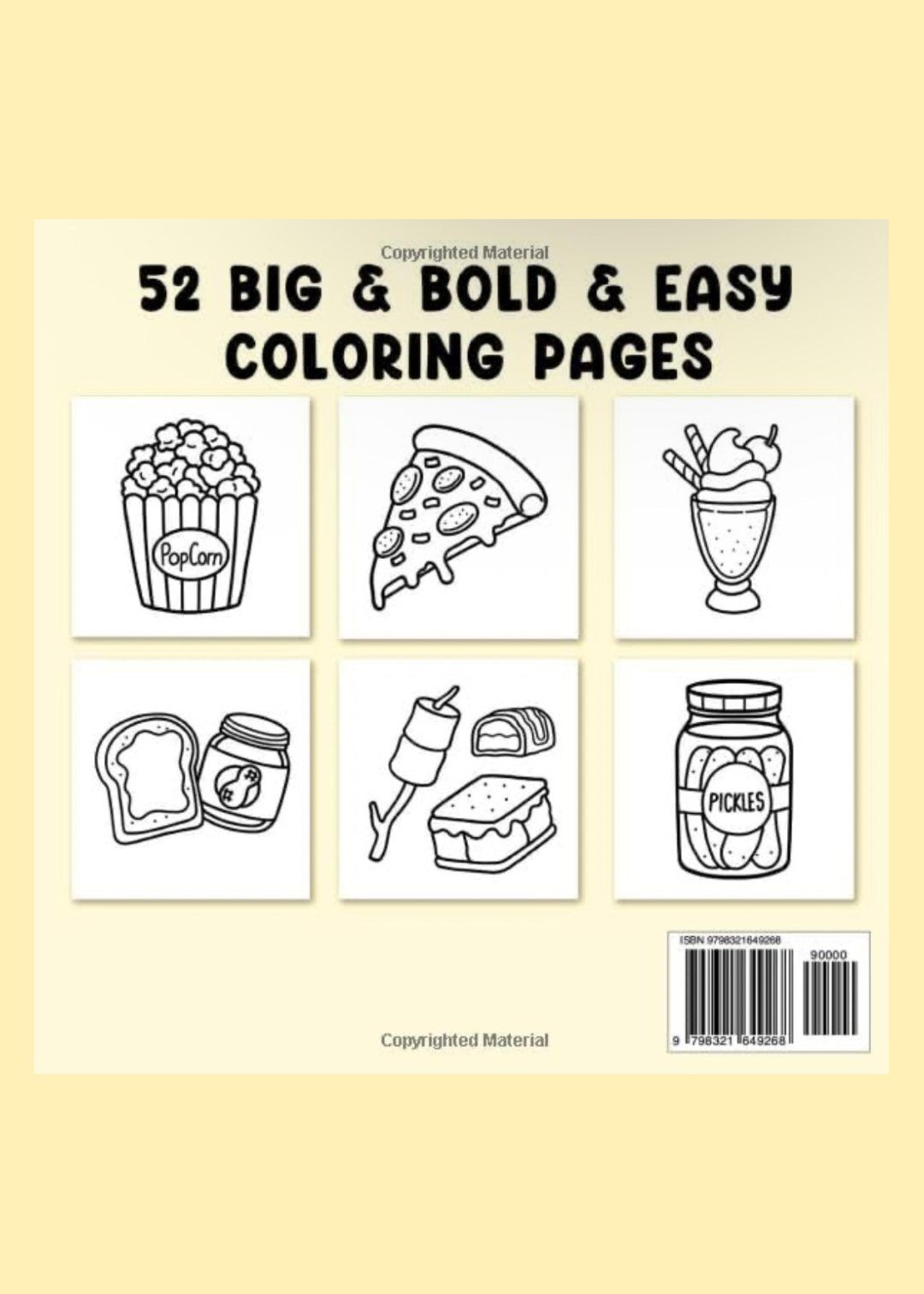 Food Drink and Sweets: Colouring Books For Adults & Teens