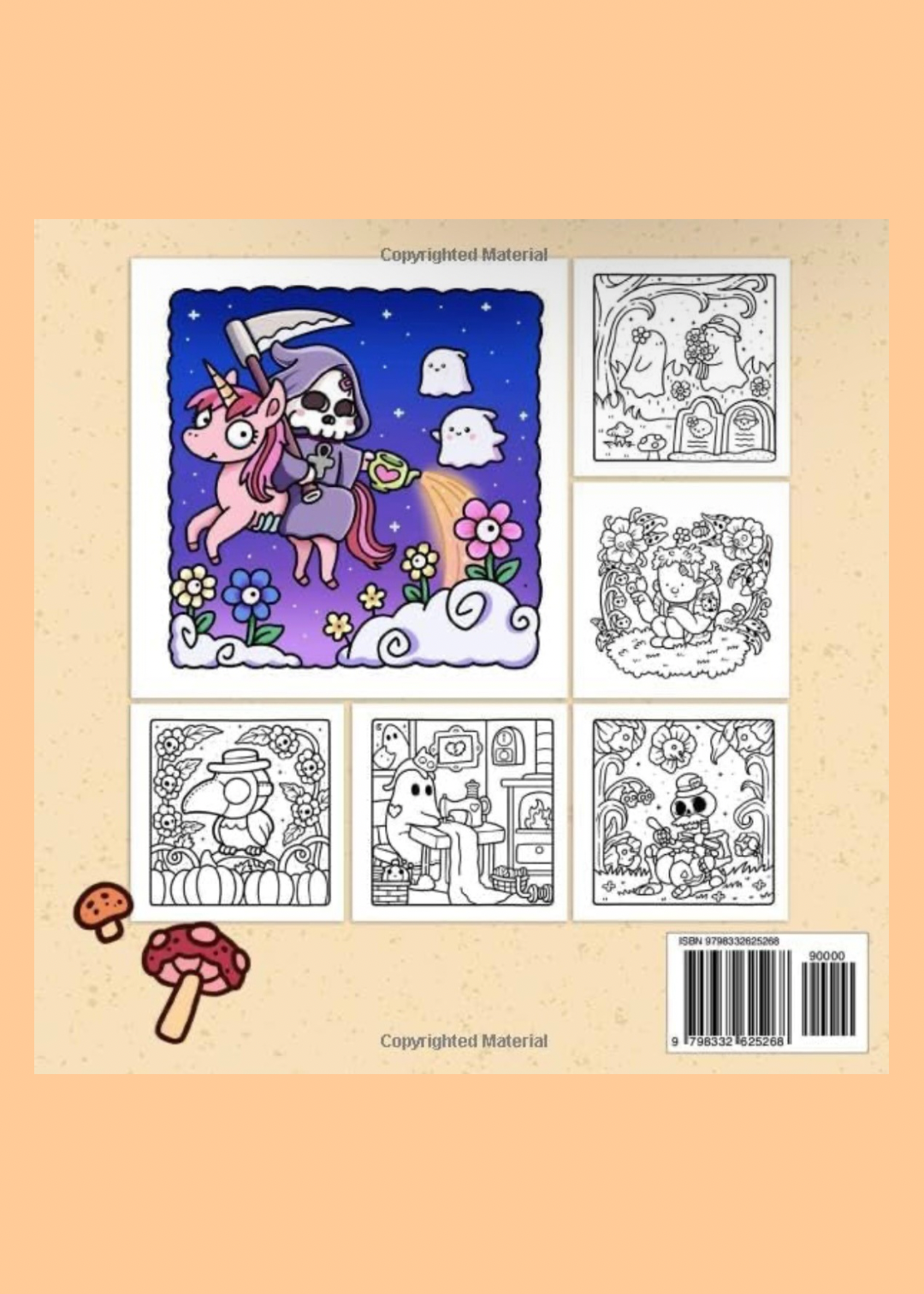 Spooky Cutie: Colouring Books For Adults & Teens