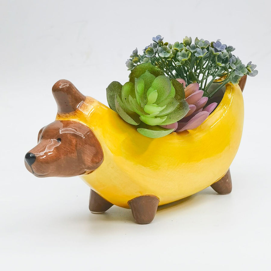 Banana Dog Planter