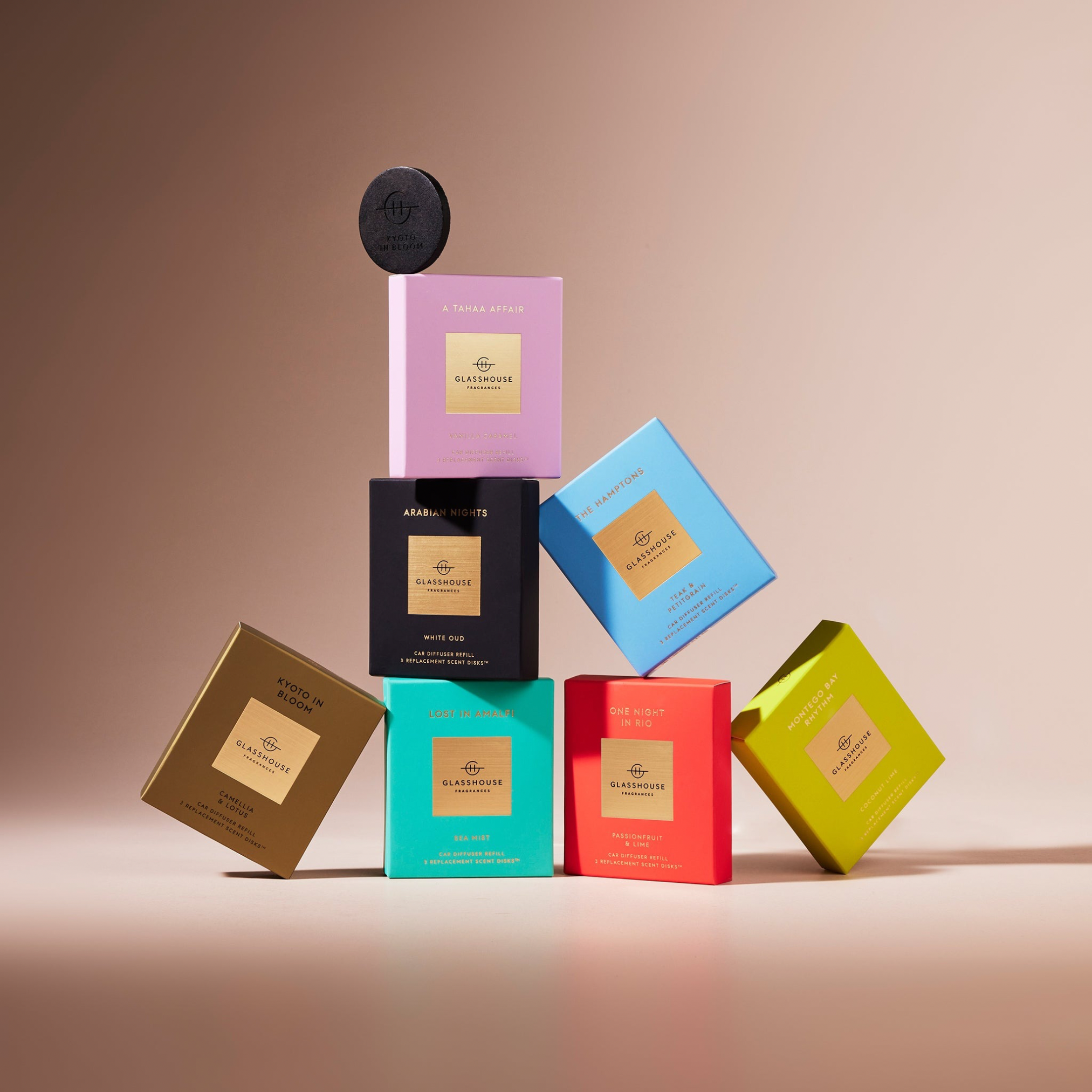 Car Diffuser Replacement Scent Disks(3), Arabian Nights