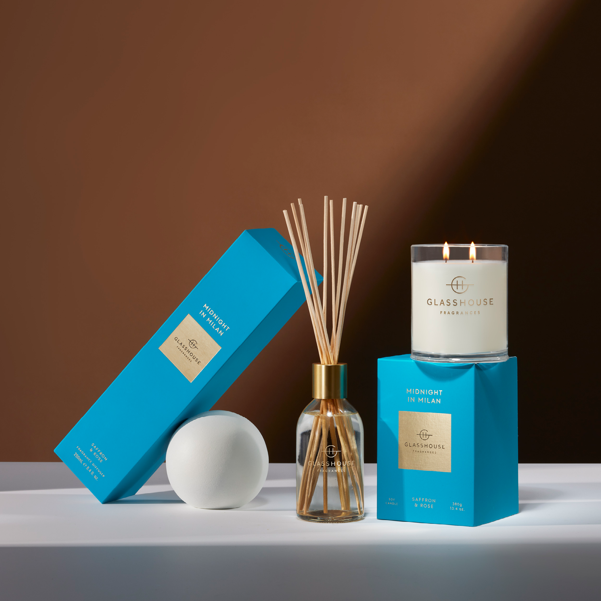 Midnight In Milan Glasshouse Candle