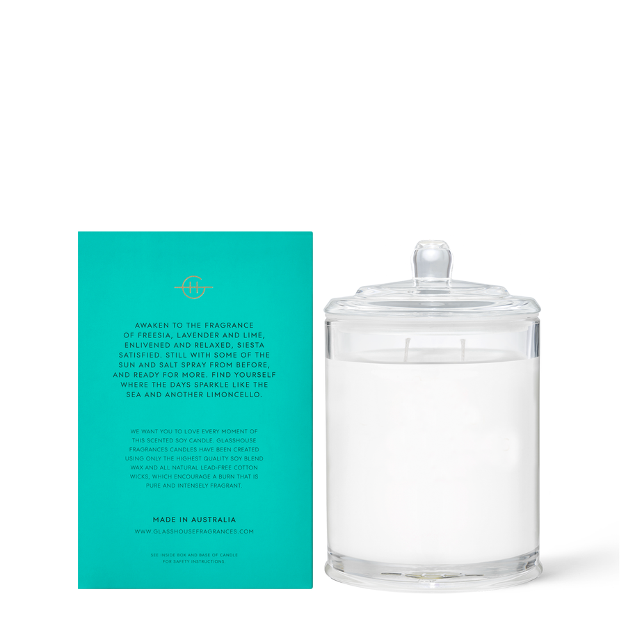 Lost in Amalfi Glasshouse Candle