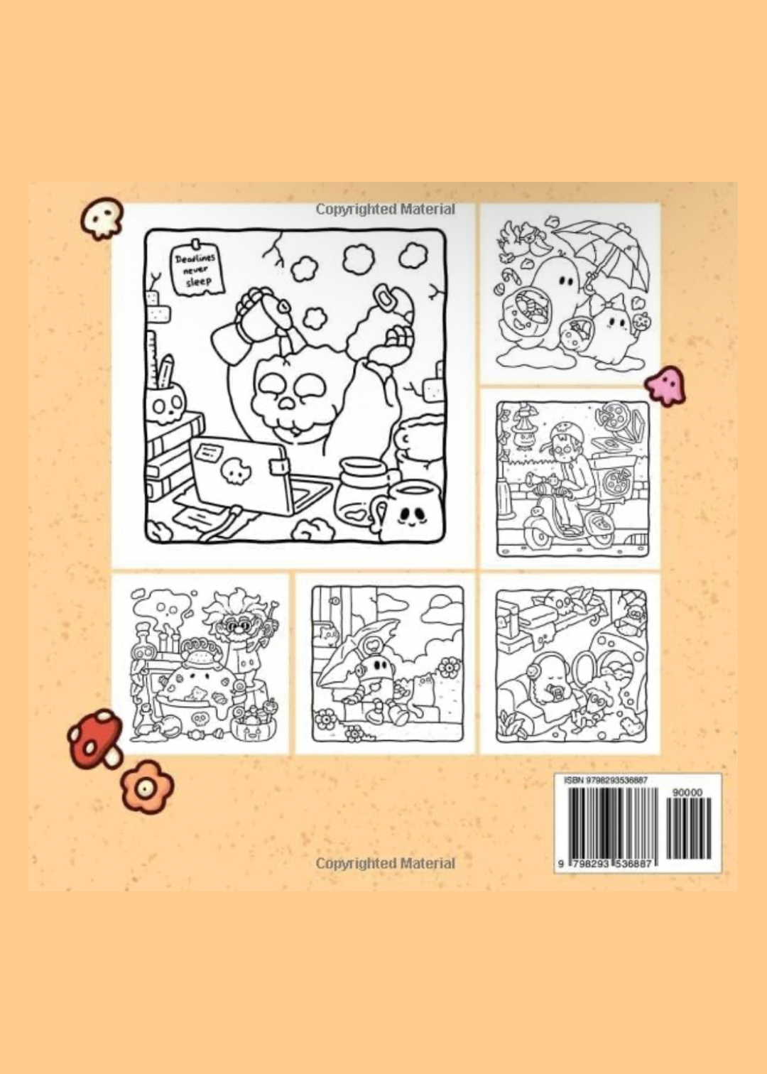 Spooky Cutie Vol 2: Colouring Book for Adults & Teens