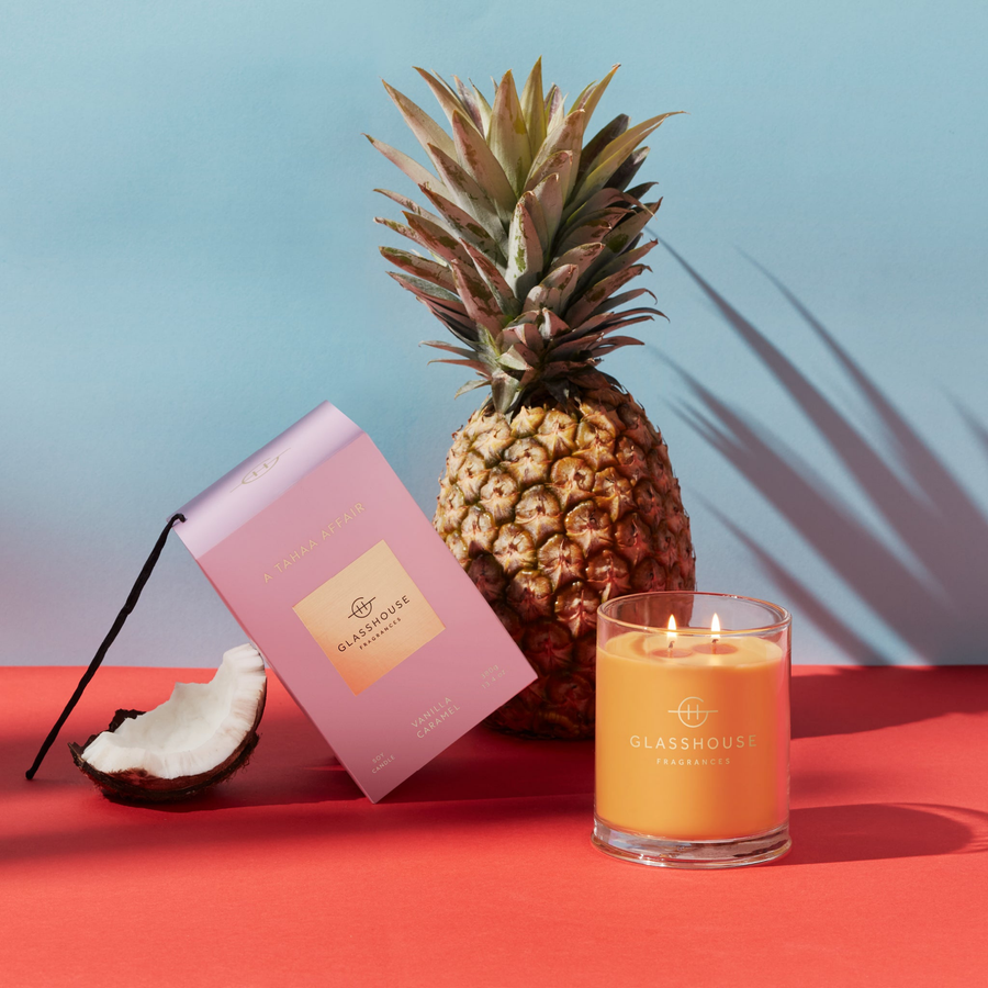 A Tahaa Affair Glasshouse Candle