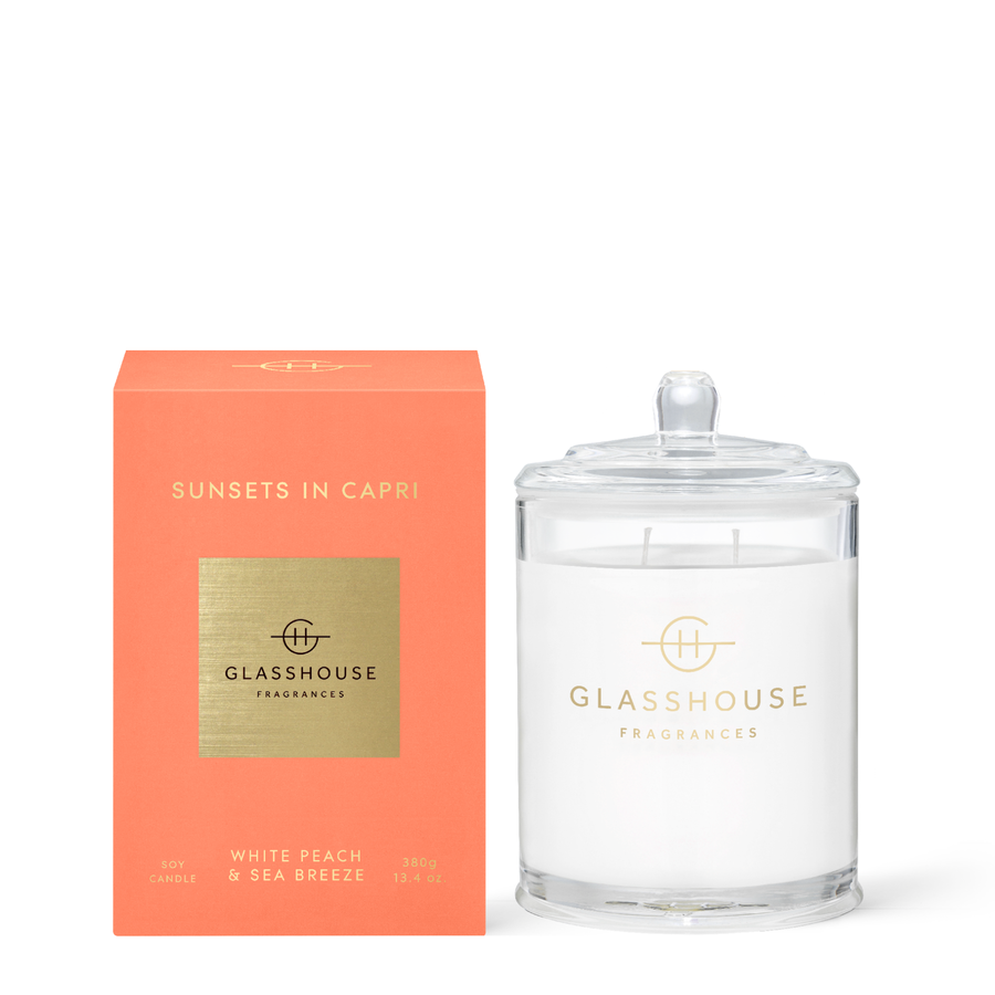 Sunsets In Capri Glasshouse Candle