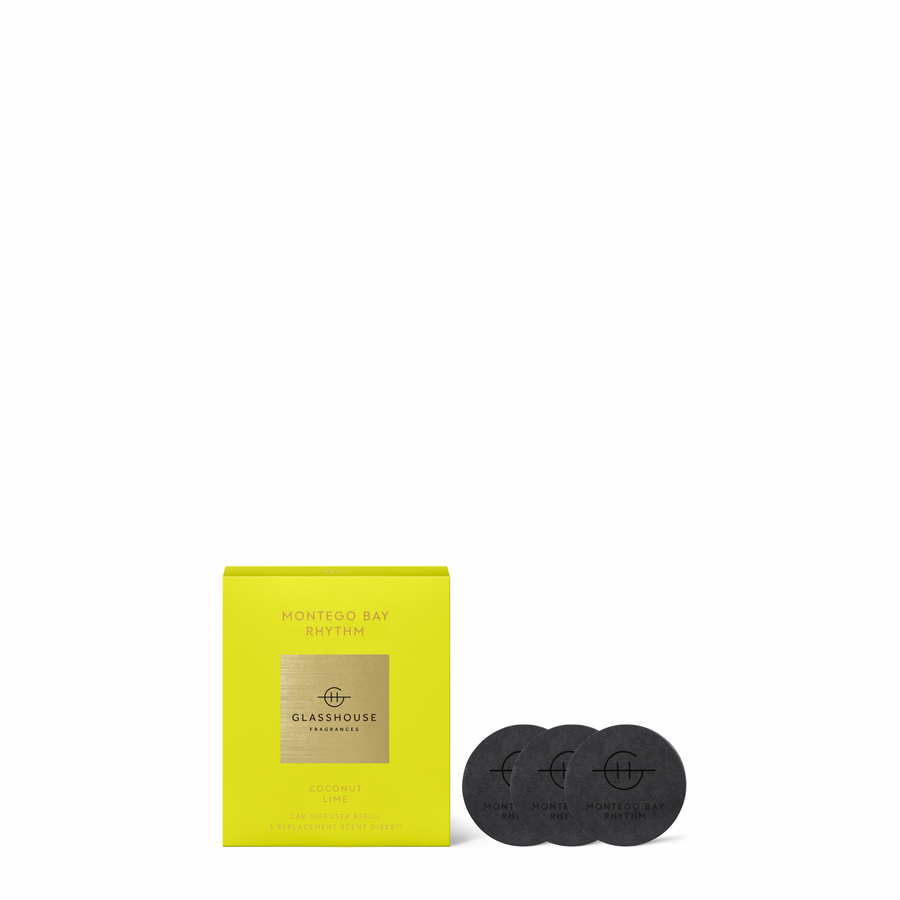Car Diffuser Replacement Scent Disks(3), Montego Bay Rhythm