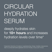 Circular hydration serum with hyaluronic acid