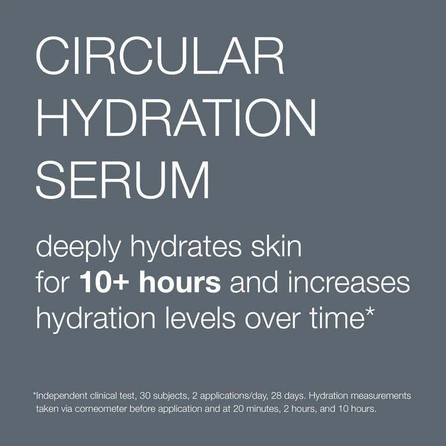 Circular hydration serum with hyaluronic acid