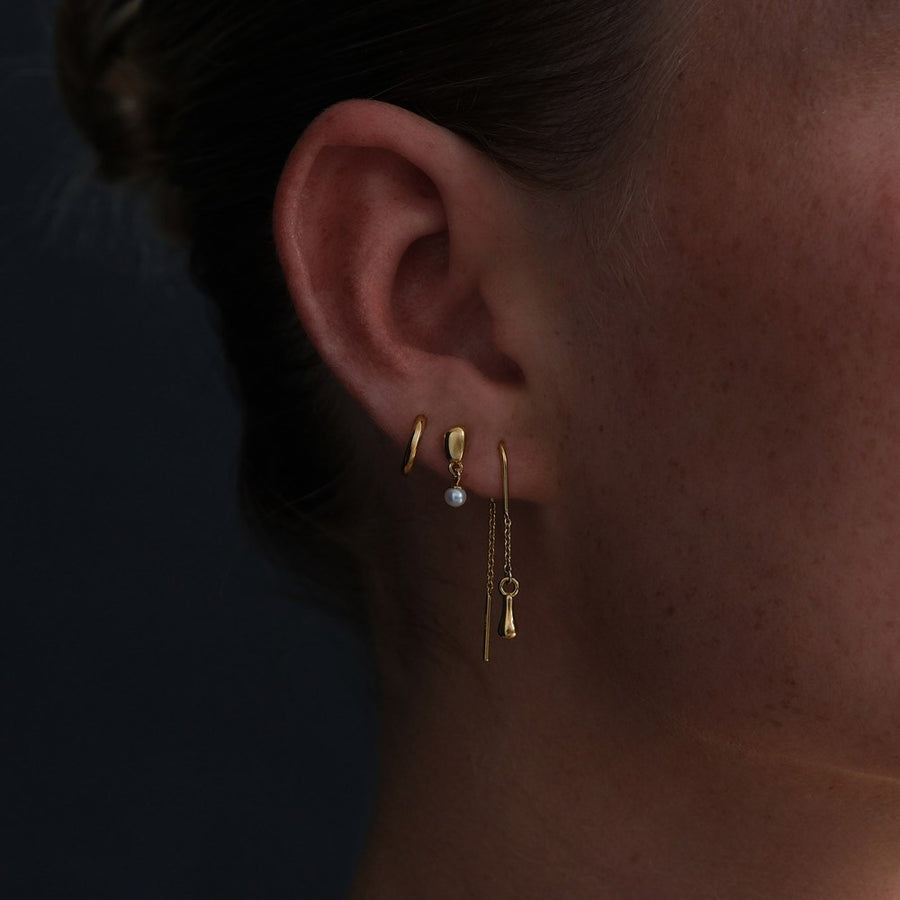 Alga Pearl Drop Earrings