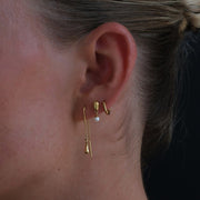 Alga Pearl Drop Earrings