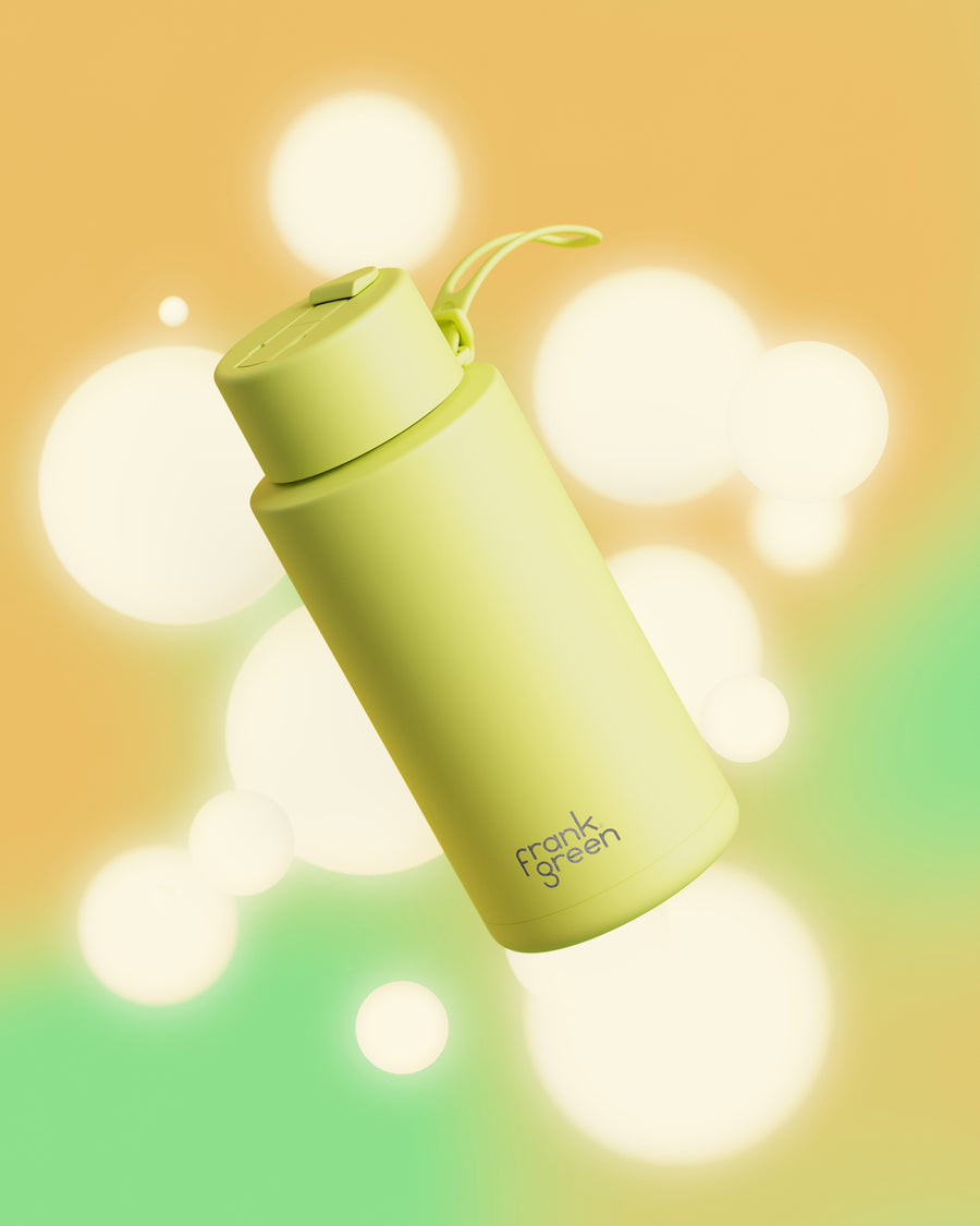 Glow! Ceramic Reusable Bottle, 1 Litre