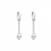 Amore Chain Huggie Earrings