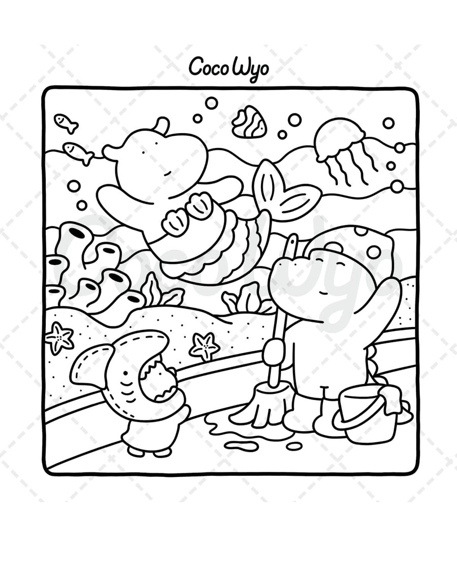 Little Cuddles: Coloring Book for Adults and Teens