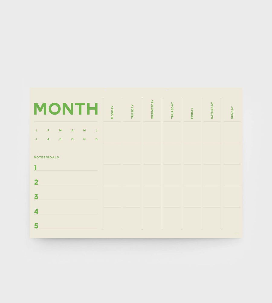 Lettuce | A2 Month Planner