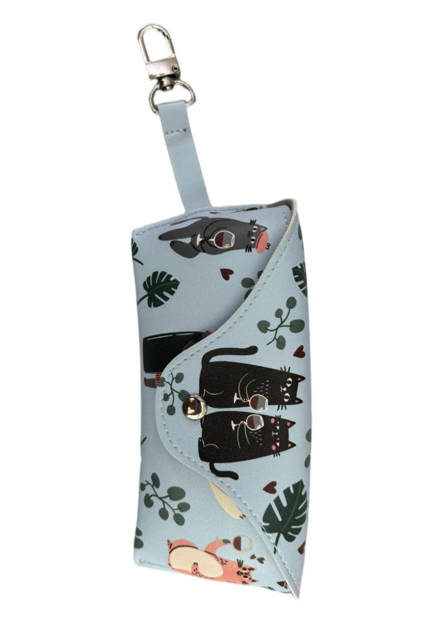 Playful Paws Cat Glasses Case