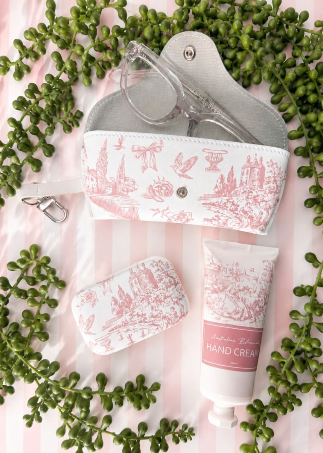 Romantique Toile Glasses Case