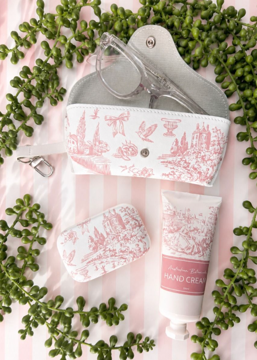 Romantique Toile Glasses Case