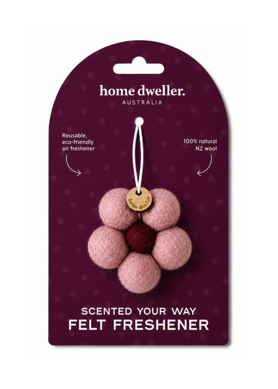 Scented Your Way Felt Freshener - Pink Flower
