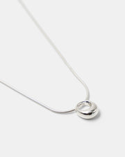 Liquid Pendant, Silver