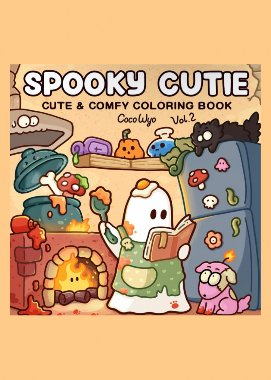 Spooky Cutie Vol 2: Colouring Book for Adults & Teens