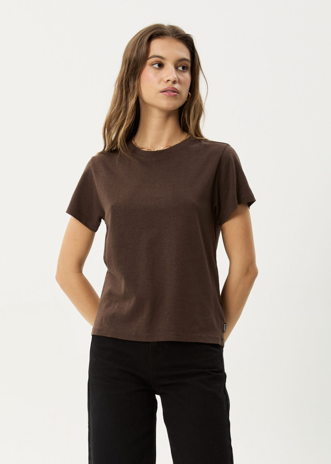 Eden Regular Tee - Coffee