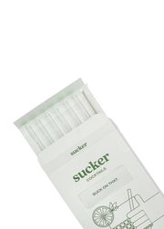 Cocktail Glass Drinking Straws - Transparent