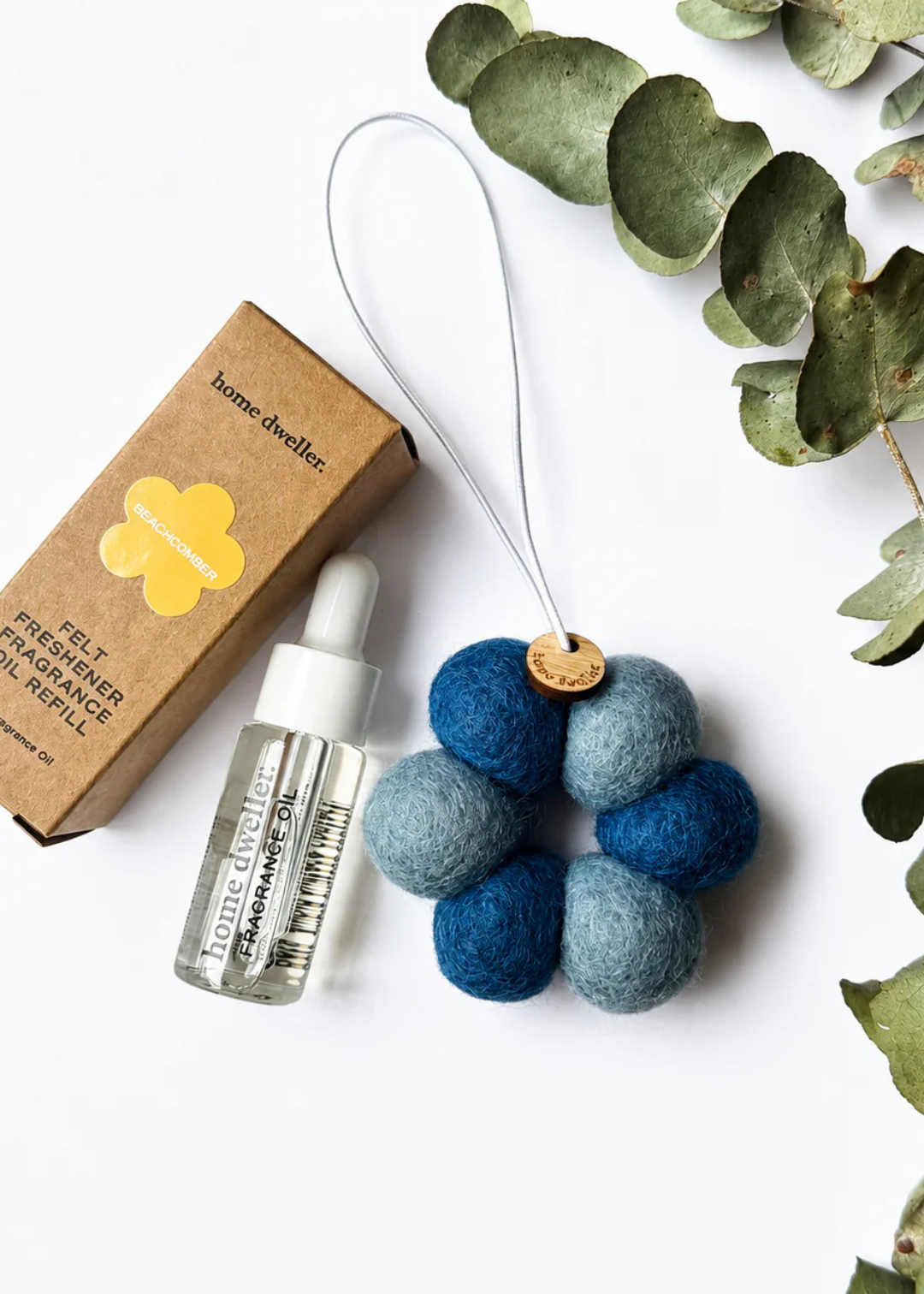 Scented Your Way Felt Freshener - Blue Wreath