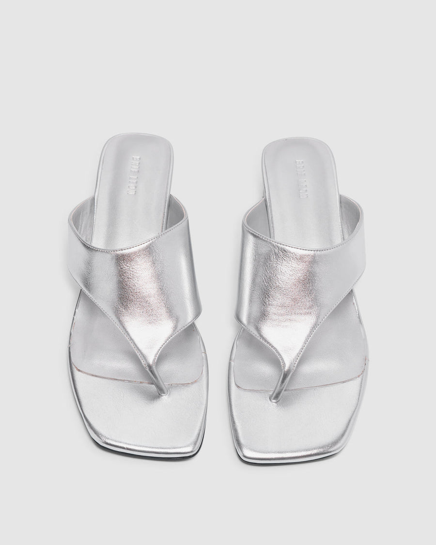 Marcella Heel in Silver