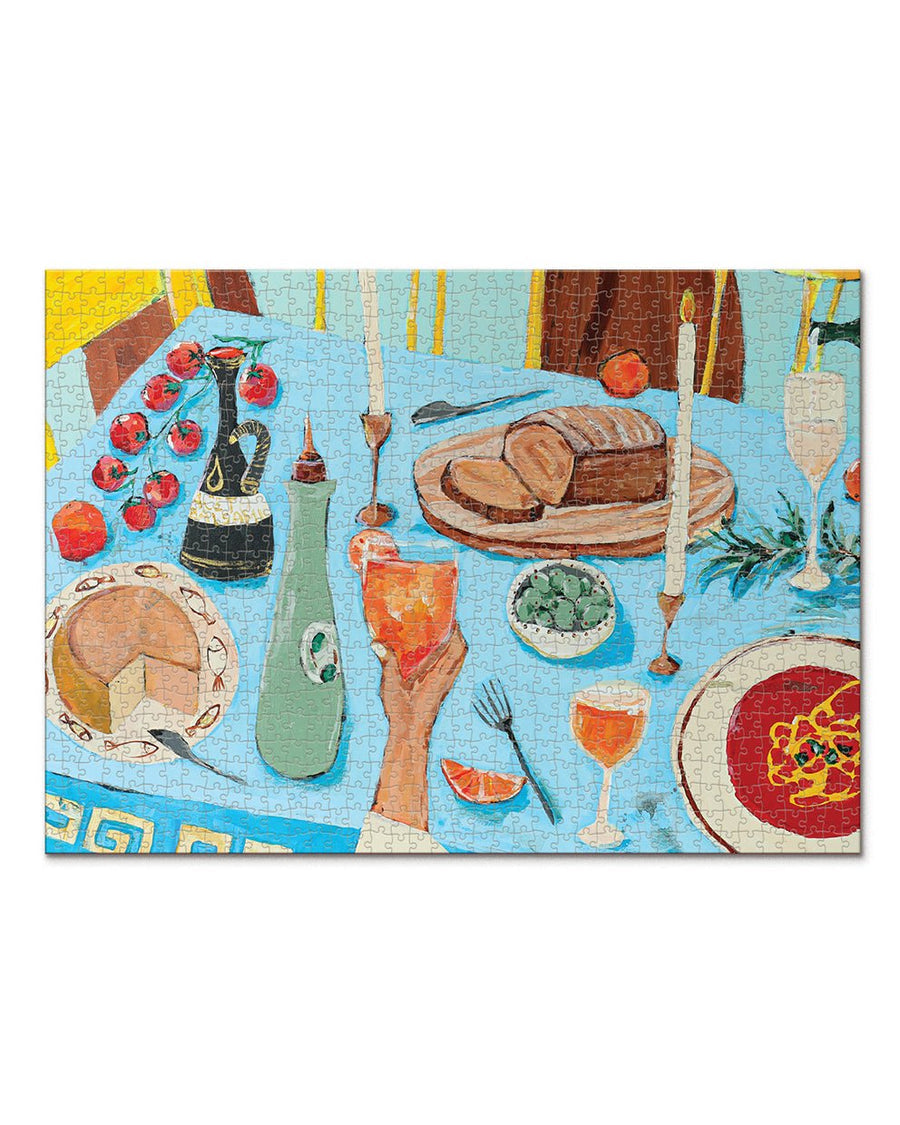 1000 Piece Puzzle - Feast On The Sunlit Terrace