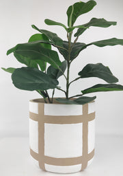 Campbell Planter, White