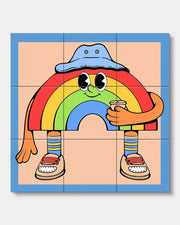 Cool Dudes Wooden Blocks