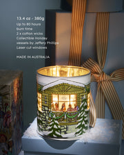 White Christmas Candle