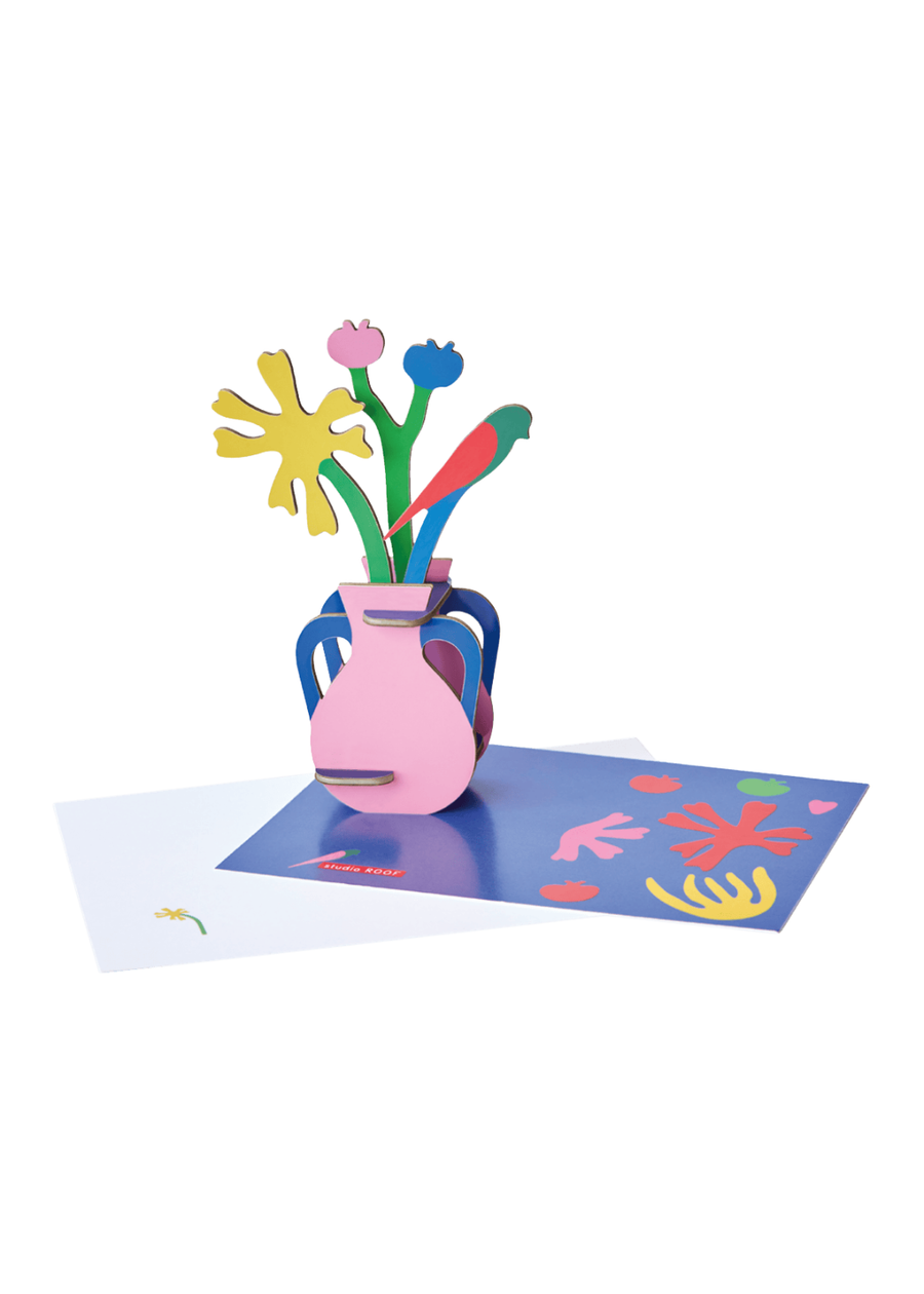 Pop Out Card, Matisse Paper Bloom