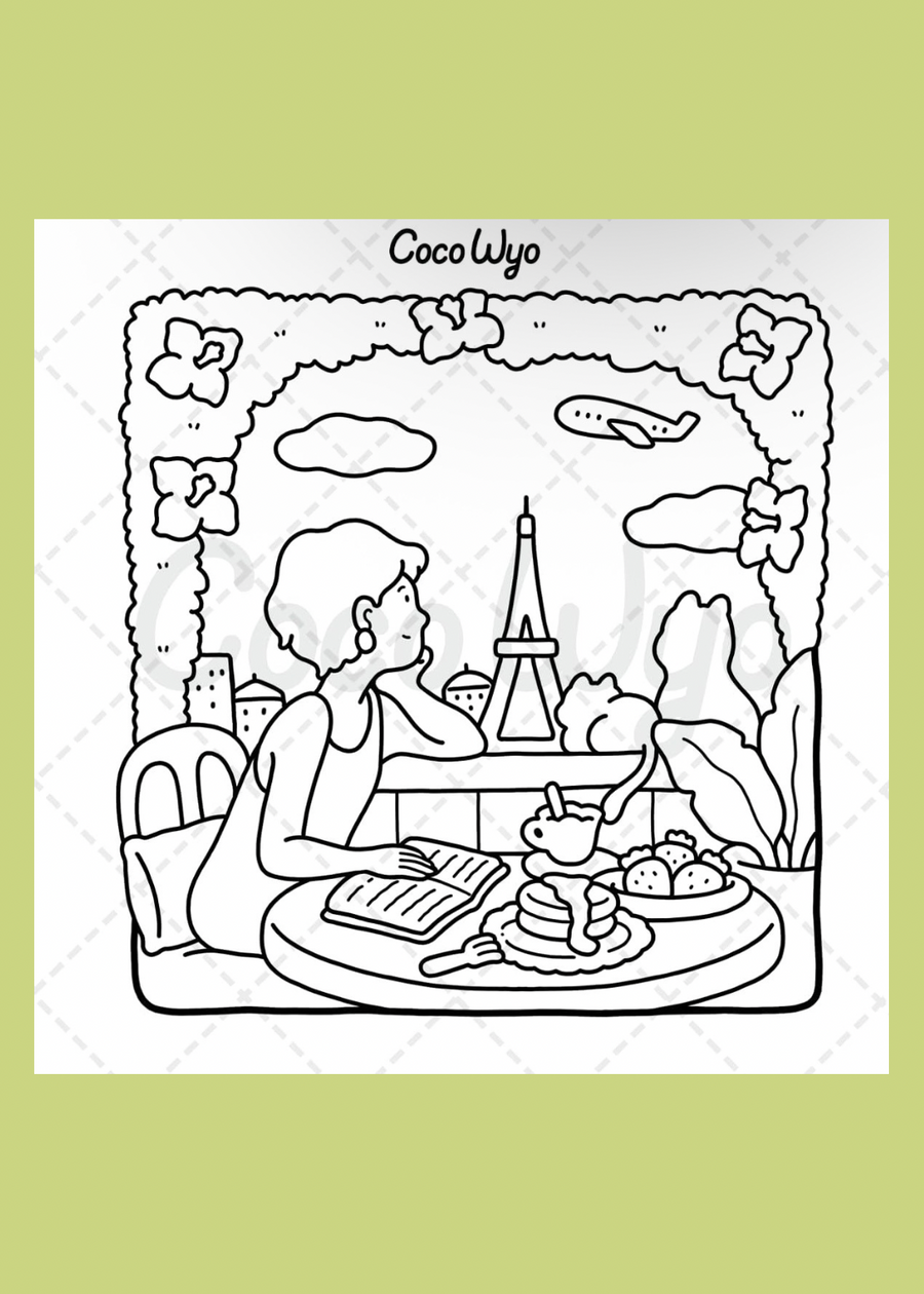 Girl Moments Vol 2: Colouring Book for Adults & Teens