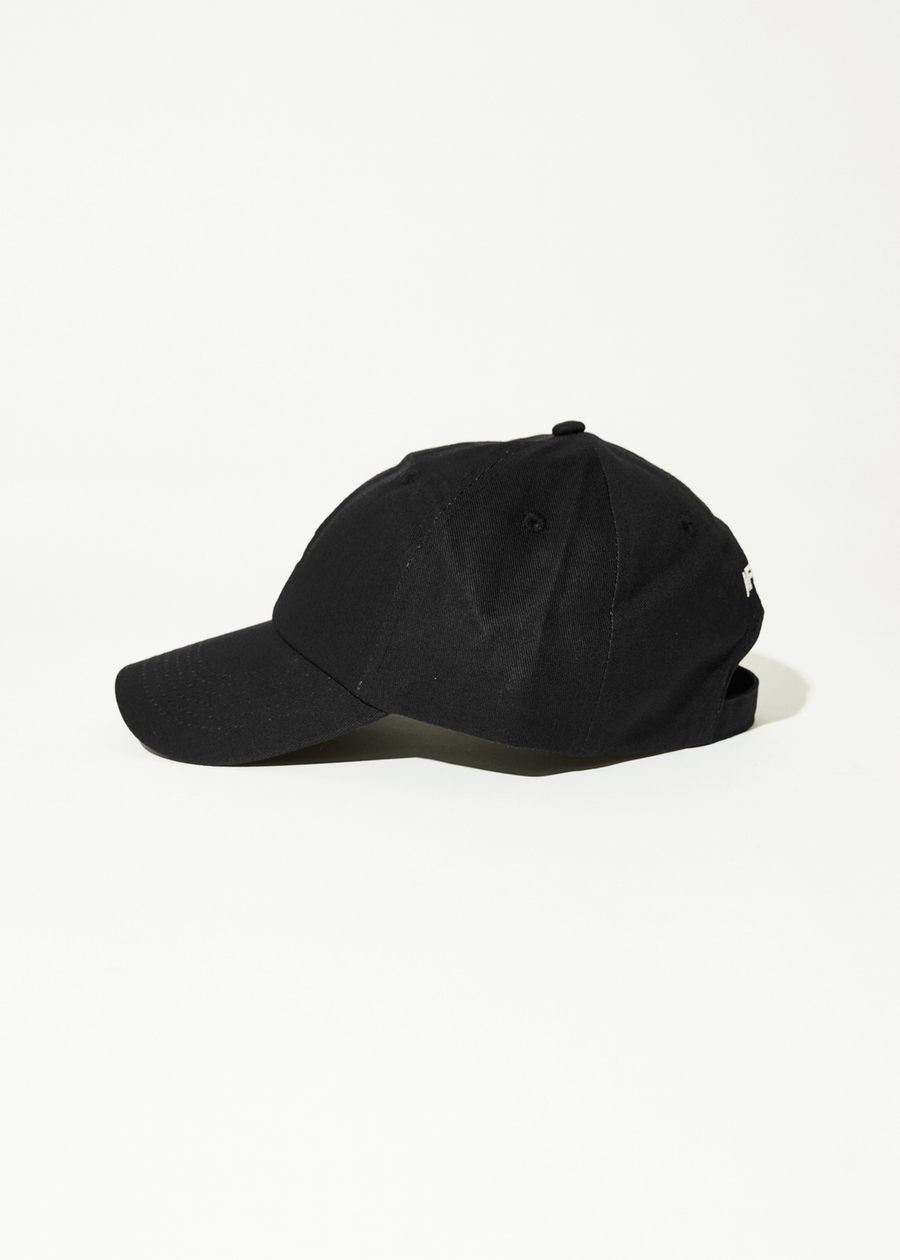 Core Six Panel Cap, Stone Black