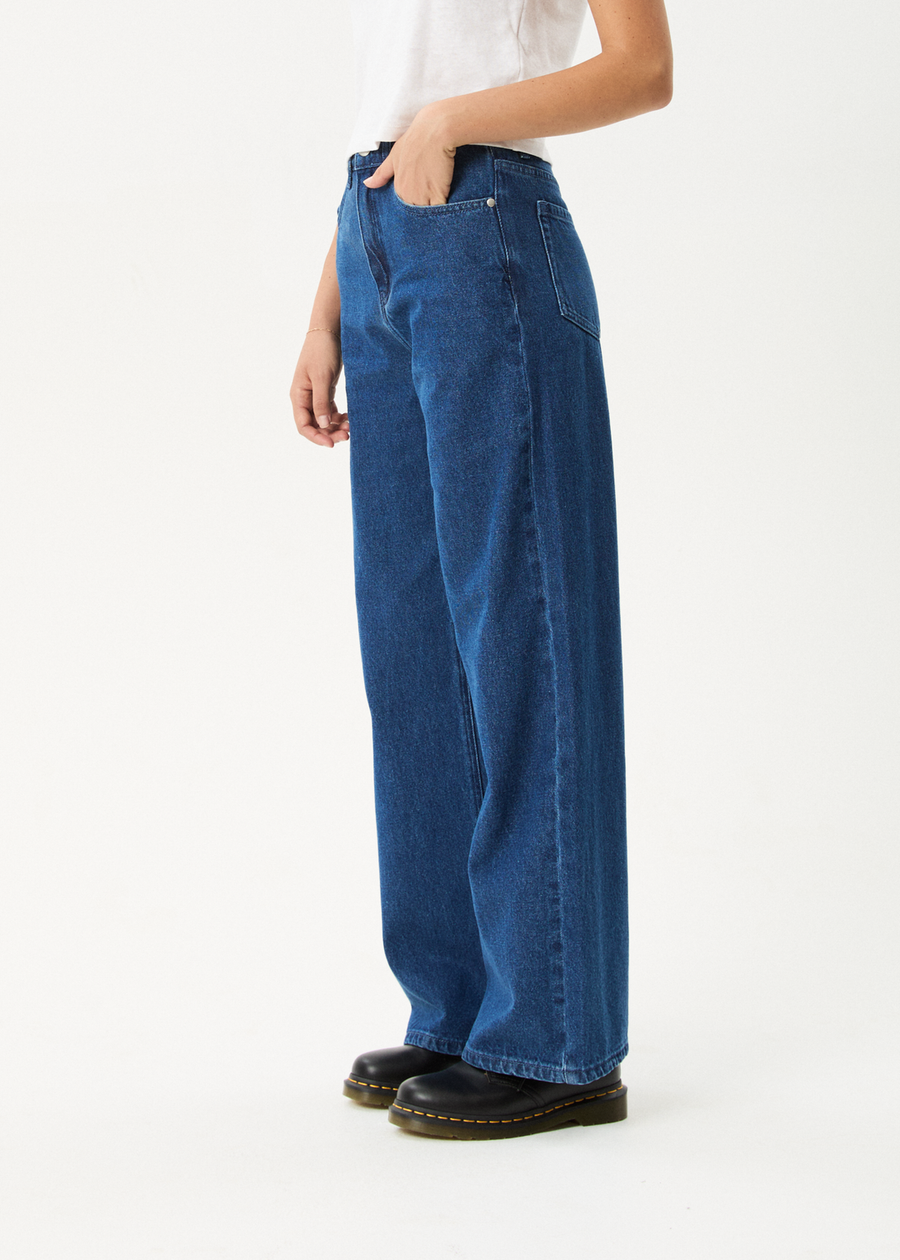 Bella, Denim Wide Leg Baggy Jean