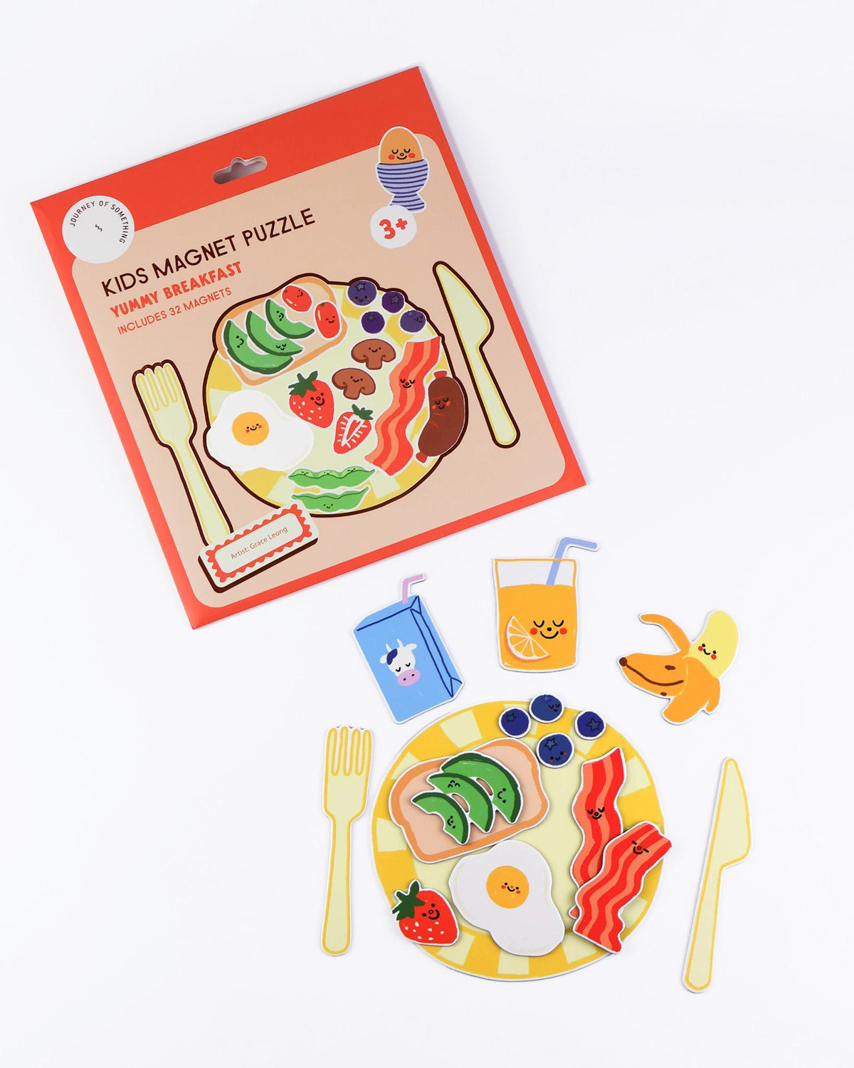 Kids Magnet Puzzle - Yummy Breakfast