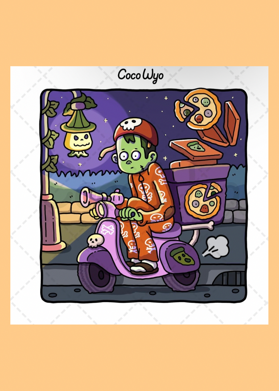 Spooky Cutie Vol 2: Colouring Book for Adults & Teens