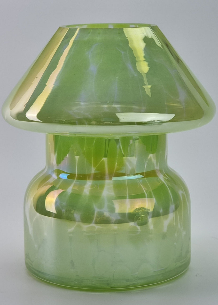 Green Amanita Mushroom Lamp