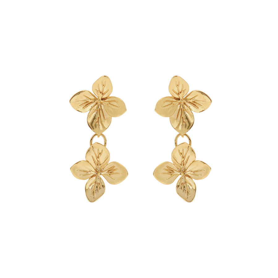 Hydrangea Double Drop Earring