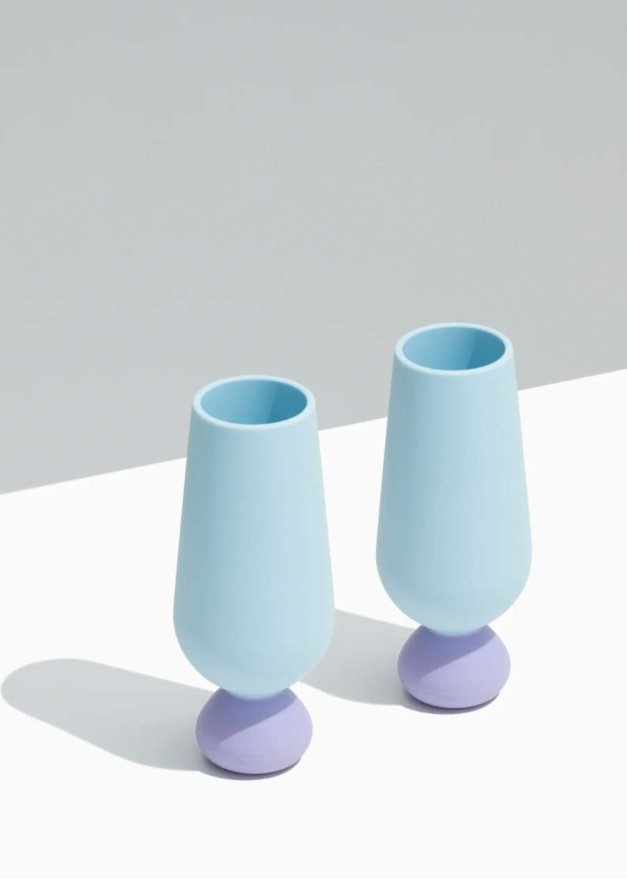 STYLD.® Bubble Champagne Flute Set (2 pcs)