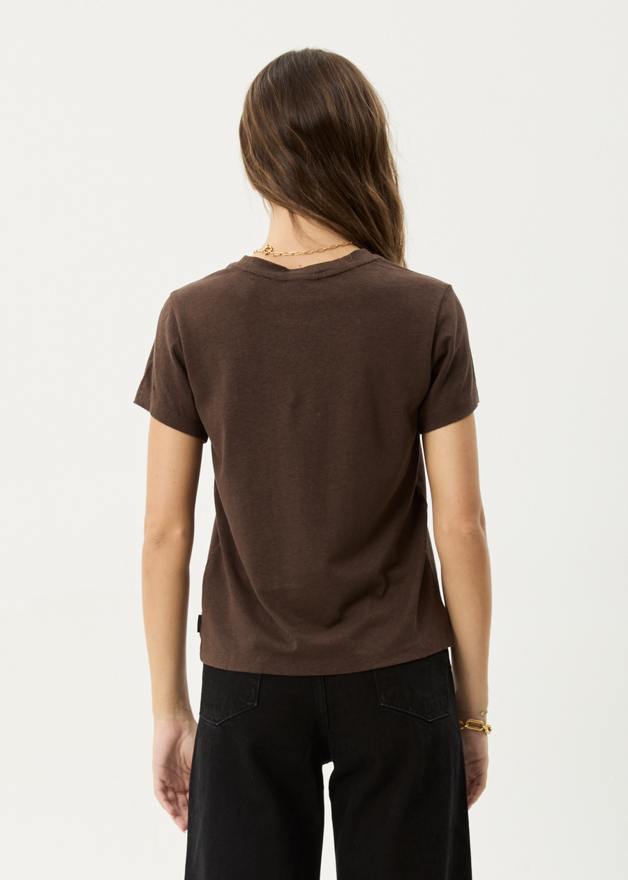Eden Regular Tee - Coffee