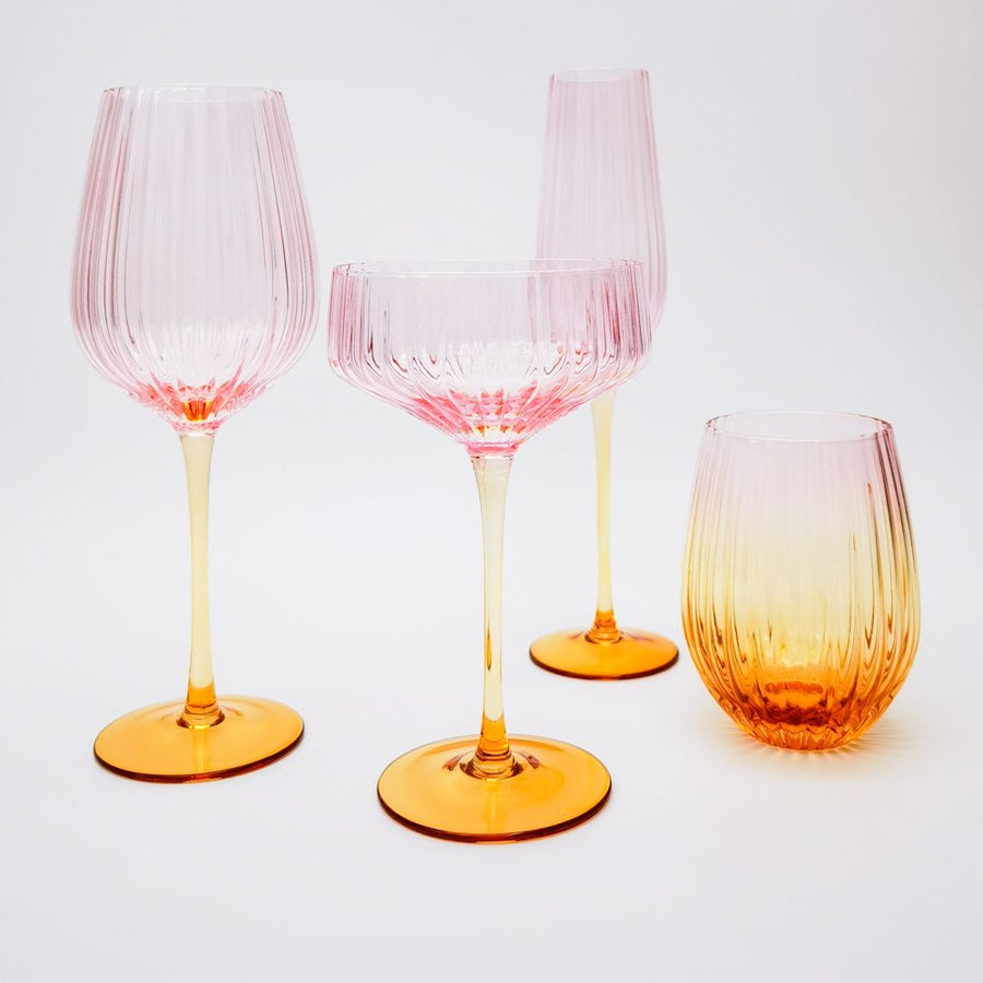 Ellie Ombré Cocktail Glasses
