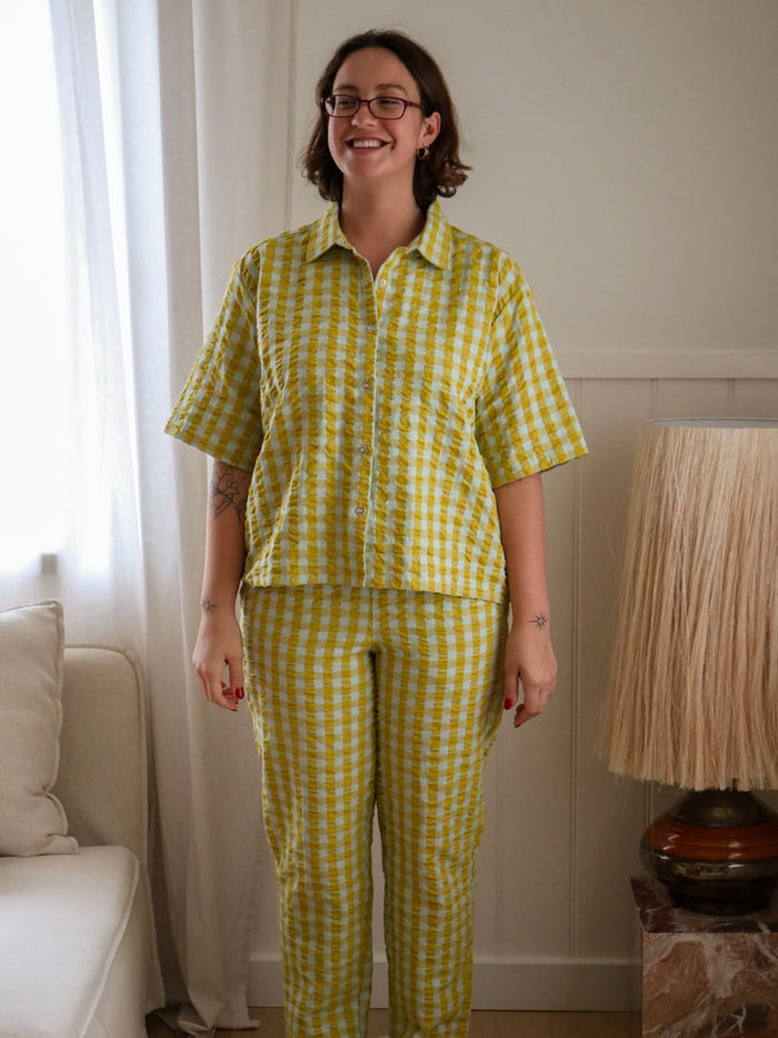 Citrus Seersucker Pyjama Set