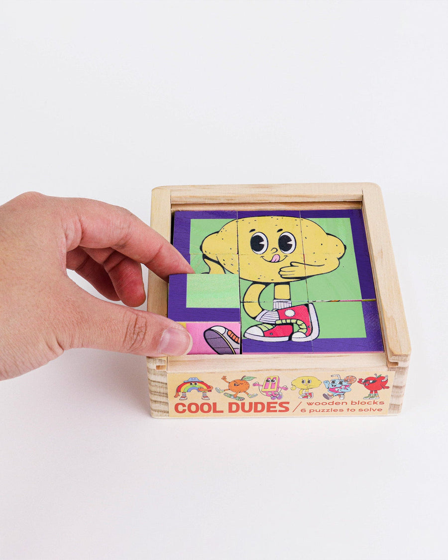 Cool Dudes Wooden Blocks
