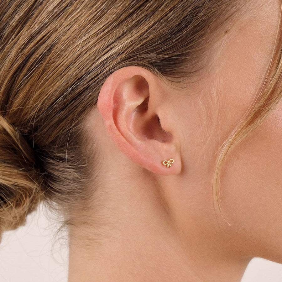 Bow Stud Earring