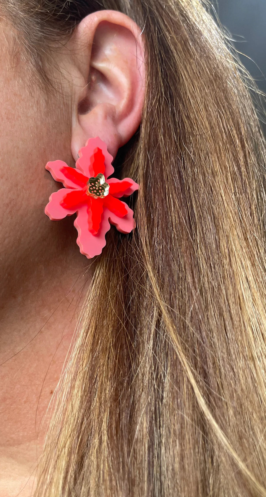 Mini Flora Statment Earring