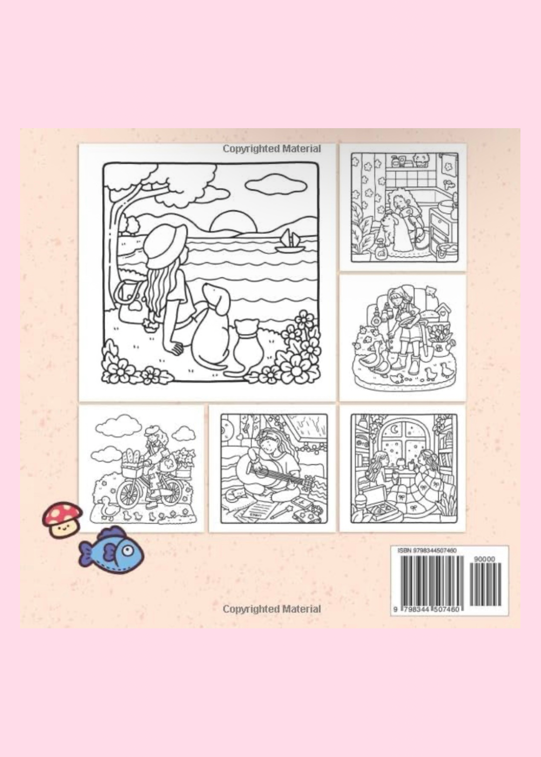 Girl Moments: Colouring Books For Adults & Teens