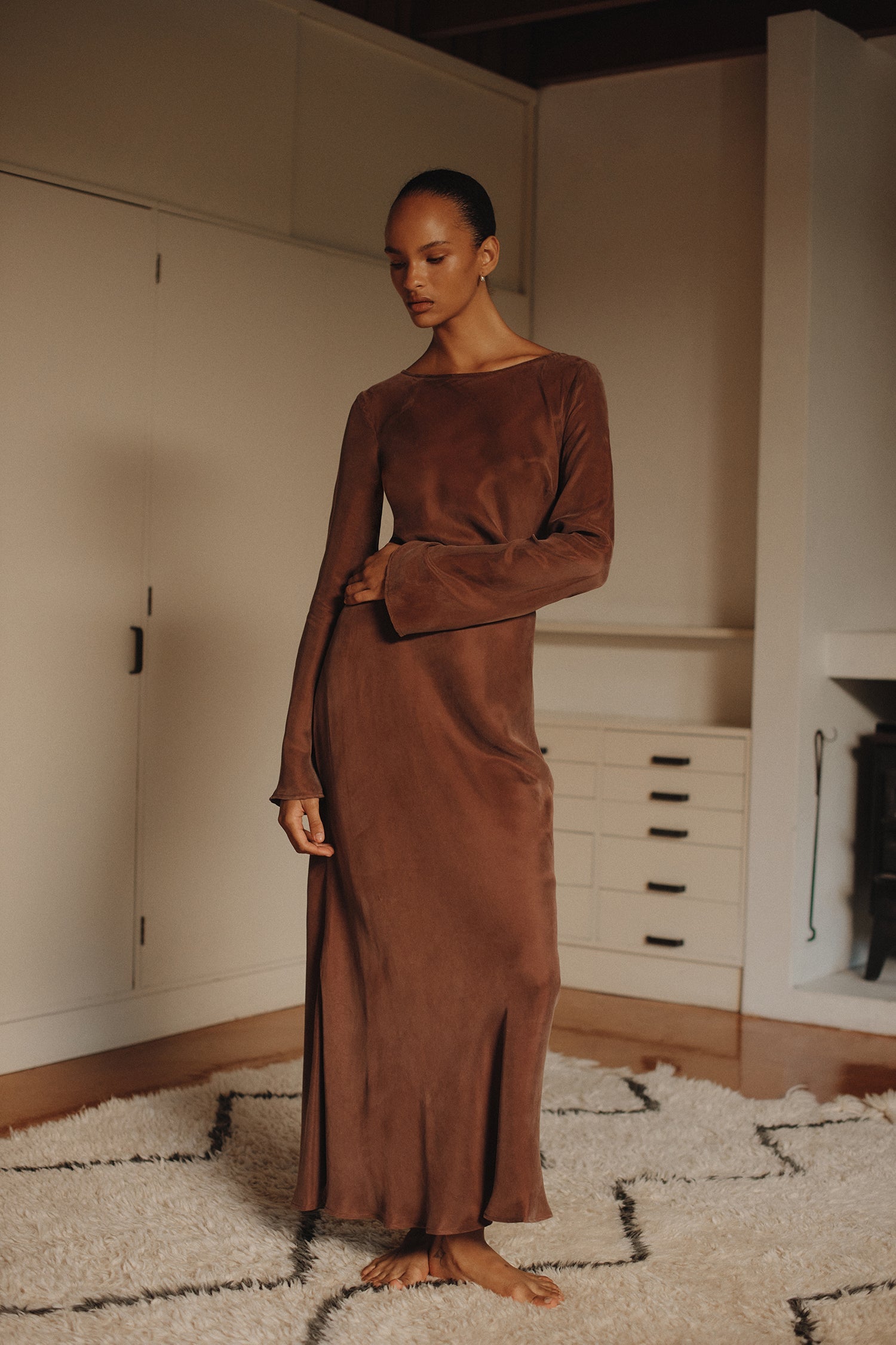 Marcella Maxi Dress Mocha