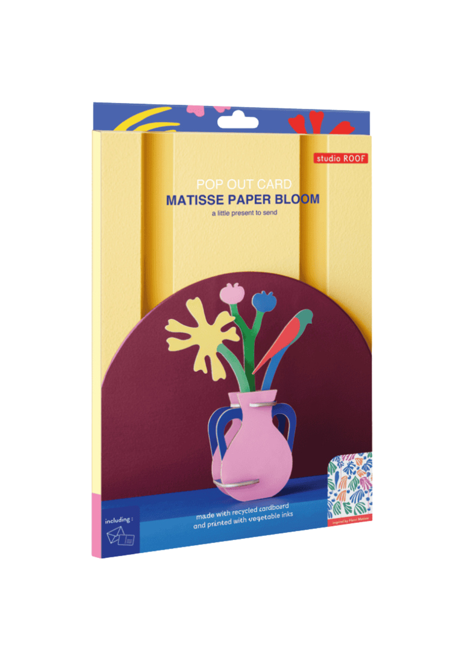 Pop Out Card, Matisse Paper Bloom
